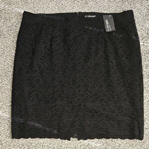Lane Bryant Black Lace Pencil Skirt!!!